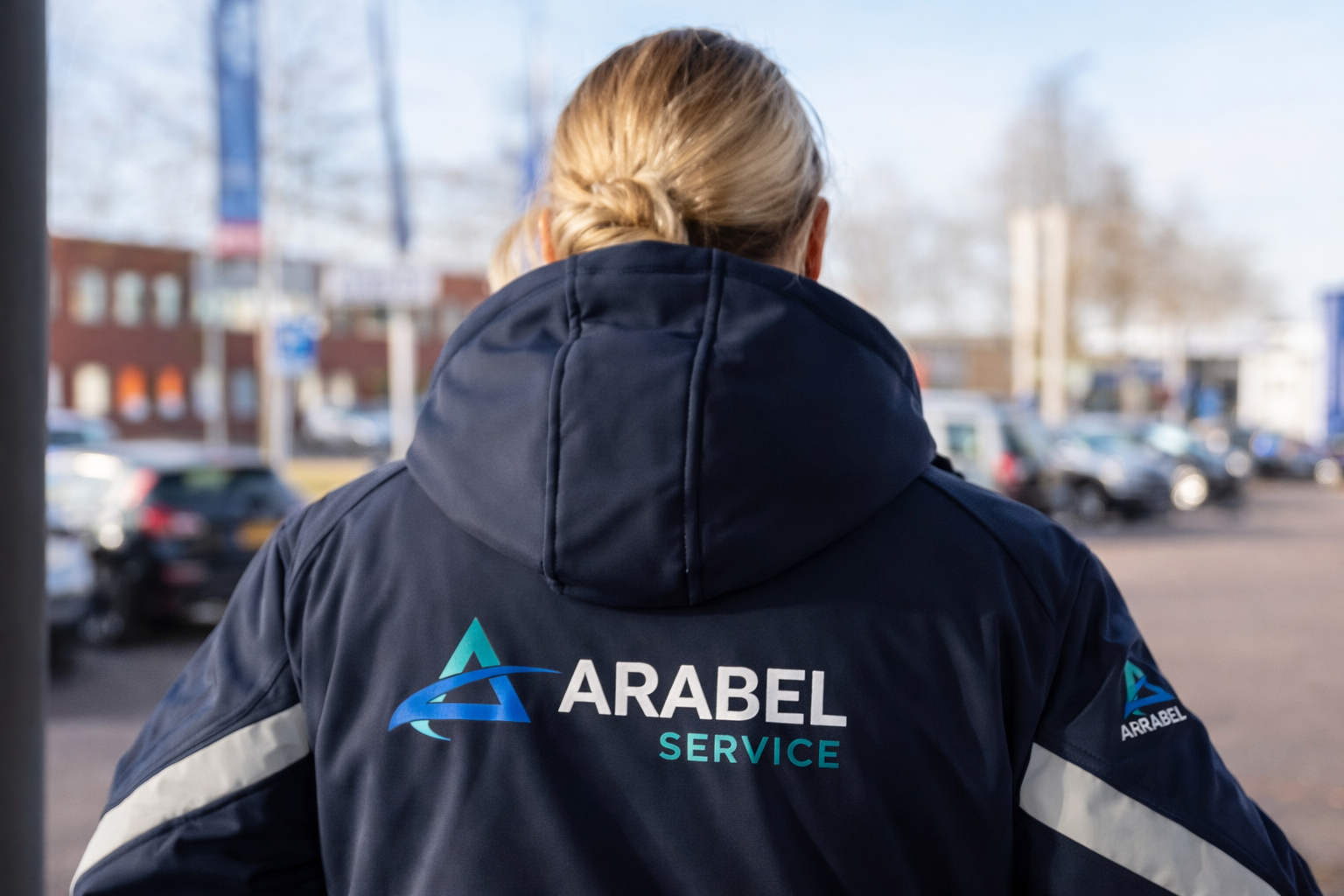 Beveiliger van Arabel Service op locatie